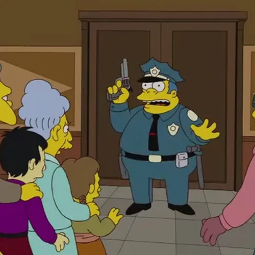 Male with blonde hair and glasses pink jet