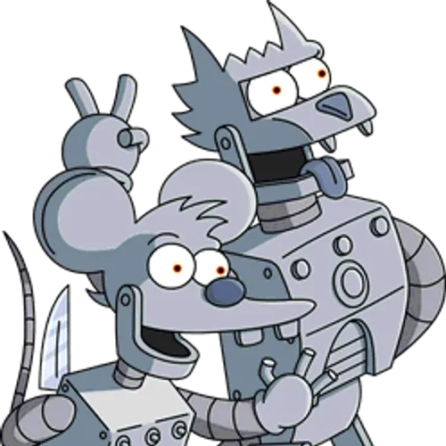 Itchy & Scratchy robots