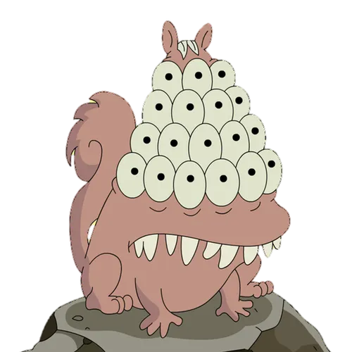 Multi-eyed squirrel