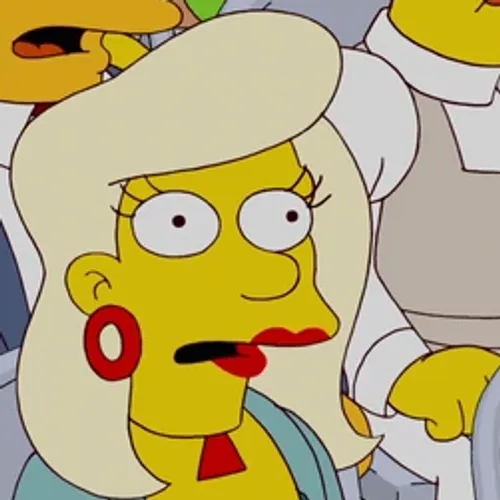 Female Unnamed with blonde and green dress