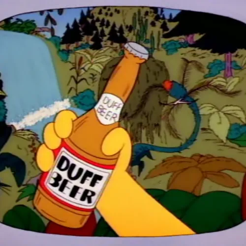 Duff Beer Advertiser