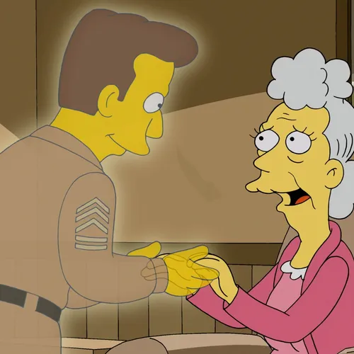 Old Lady Unnamed with Pink dress's Husband